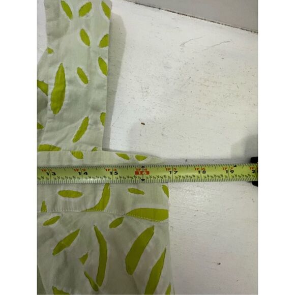 Diane Von Furstenberg Abatwa Green Spring Dress Size 10 - Picture 7 of 7